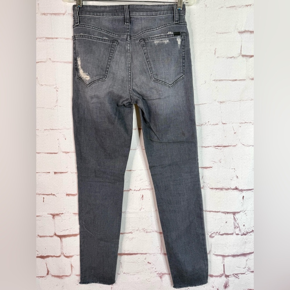 JOE’S JEANS Charlie High Rise Skinny Ankle Distressed Sz 27 Waist 28” Denim Jean - Picture 5 of 16